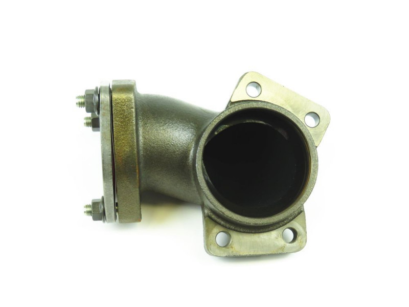 Exhaust elbow Perkins 3766A131: Front view