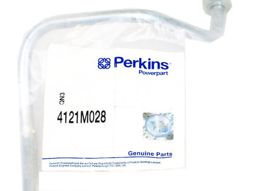 Tuberia de combustible Perkins 4121M028: Vista de frente