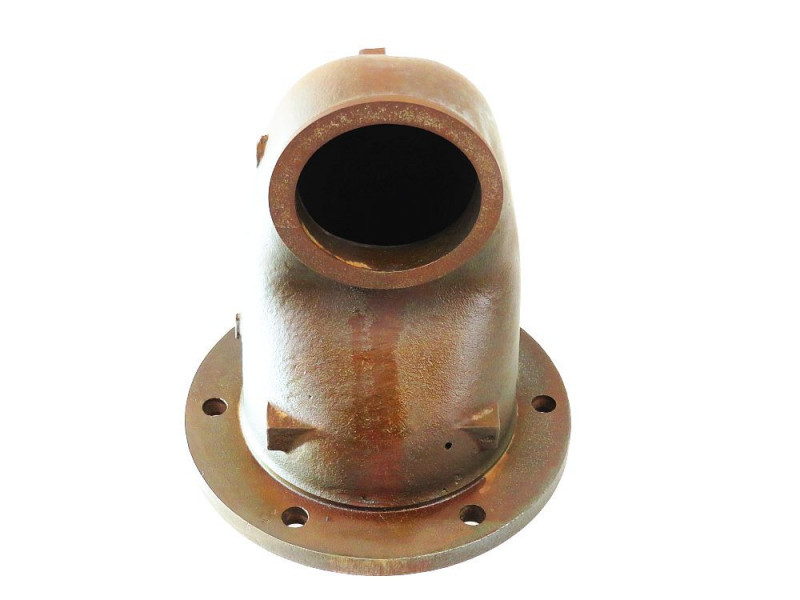 Turbo outlet elbow Perkins CV18252: Front view