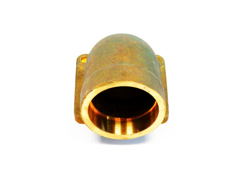 Exhaust elbow Perkins 37737551: Front view