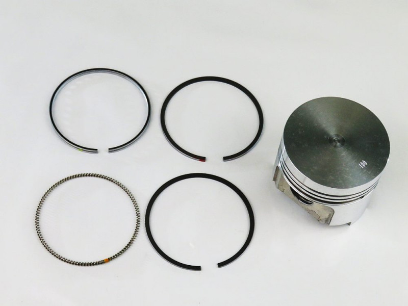 Piston + segment Perkins 115017160: Vue de dessus