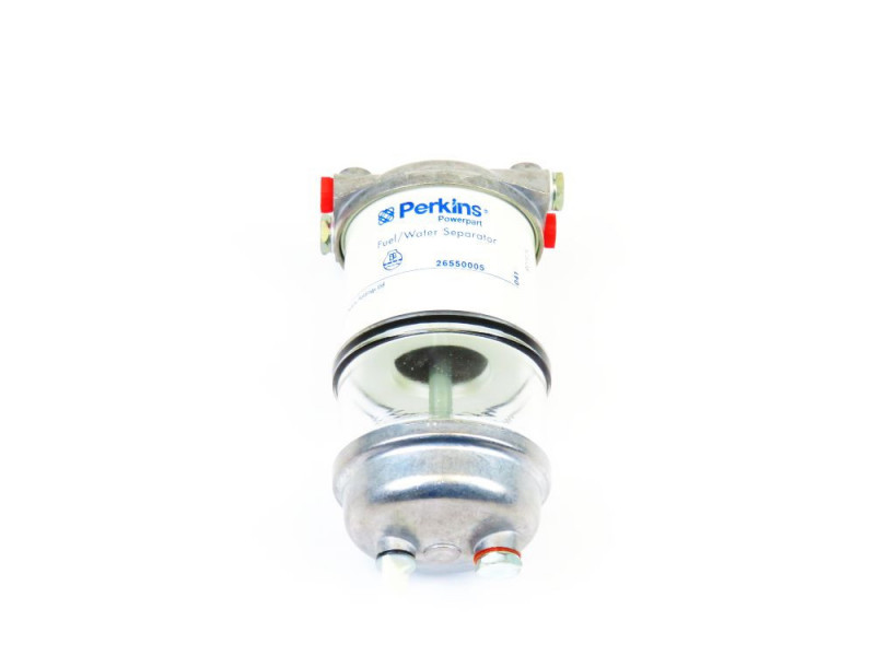 Pré-filtro diesel completo Perkins 2656F823: Vista frontal