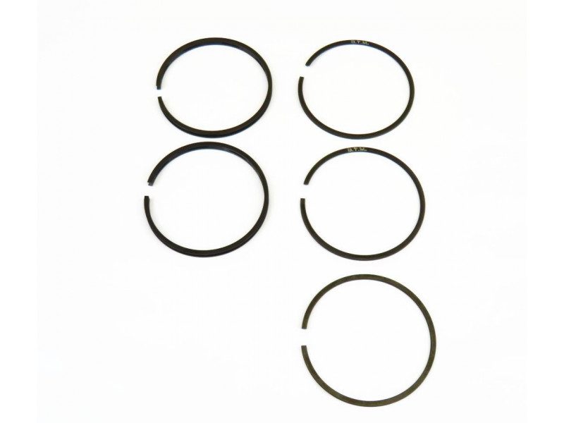 Set of 3 piston rings Perkins 41158147: Top view