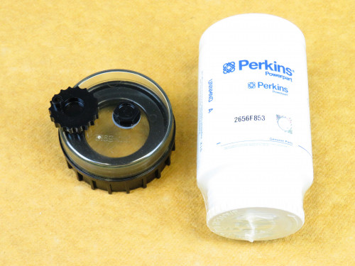 Kompletter Dieselvorfilter Perkins 2656F855: Gesamtansicht