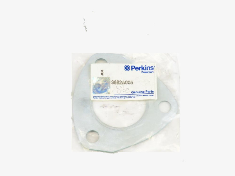 Exhaust flange gasket Perkins 3682A005: Front view