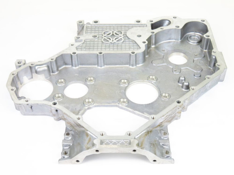 Timing cover Perkins 3716C431: Front view